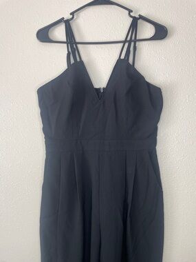 Jealous Tomato Black Sleeveless V-Neck Jumpsuit